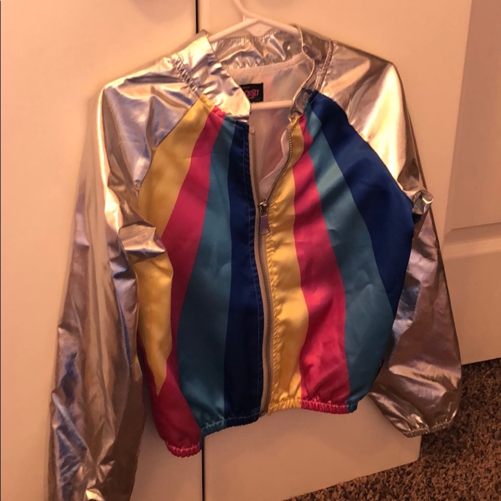 Jojo’s closet rainbow bomber jacket